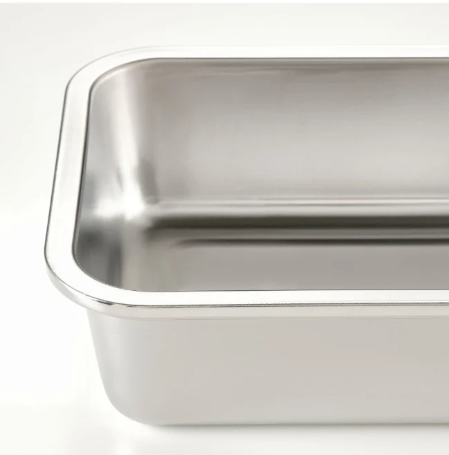 IKEA 365+ steel food container , stainless steel, 1 l