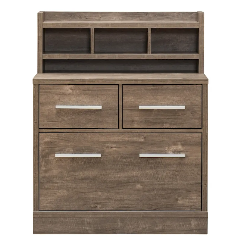 Greene Transitional 3-Drawer Wood File Cabinet Work Station by Porch & Den