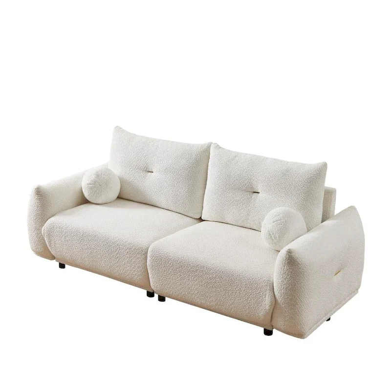 Lamb's Wool 2-Seater 90 Comfortable Cushion Sofa