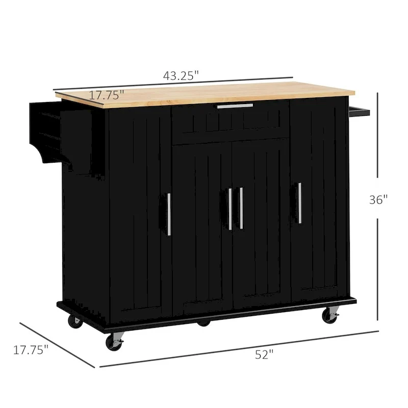 Kitchen Island on Wheels