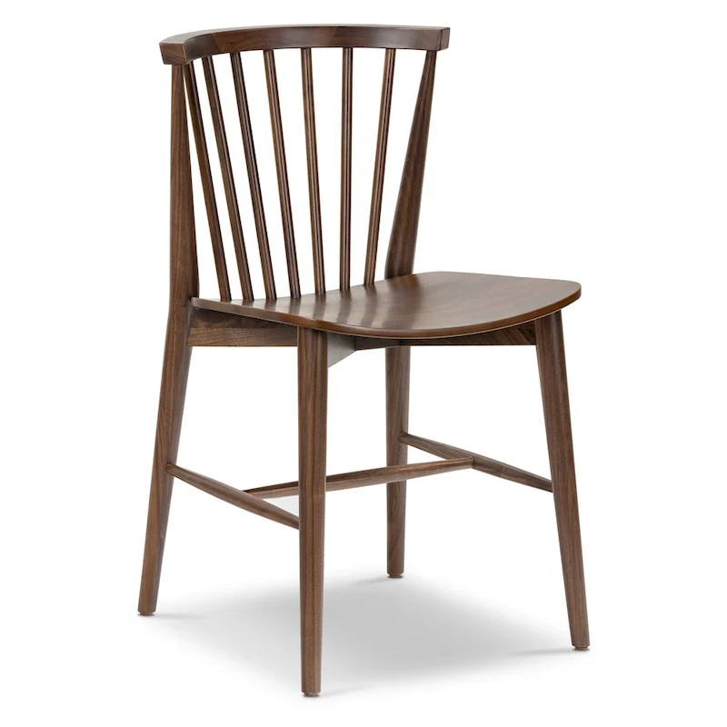 Poly & Bark Ligna Dining Chair - Spindled Bark with Solid Wood Frame