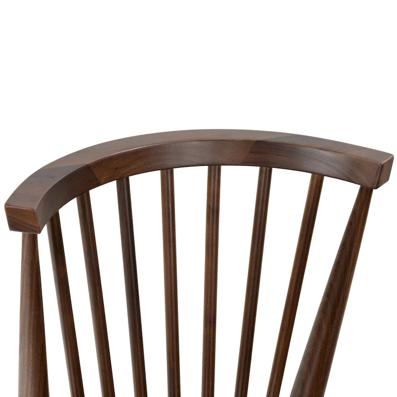 Poly & Bark Ligna Dining Chair - Spindled Bark with Solid Wood Frame