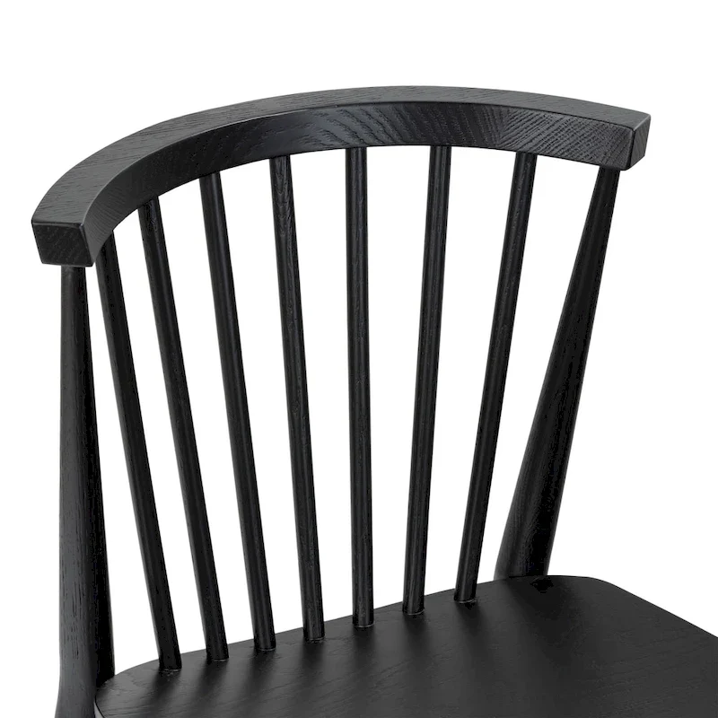 Poly & Bark Ligna Dining Chair - Spindled Bark with Solid Wood Frame