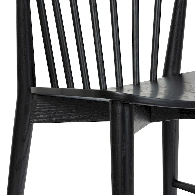 Poly & Bark Ligna Dining Chair - Spindled Bark with Solid Wood Frame