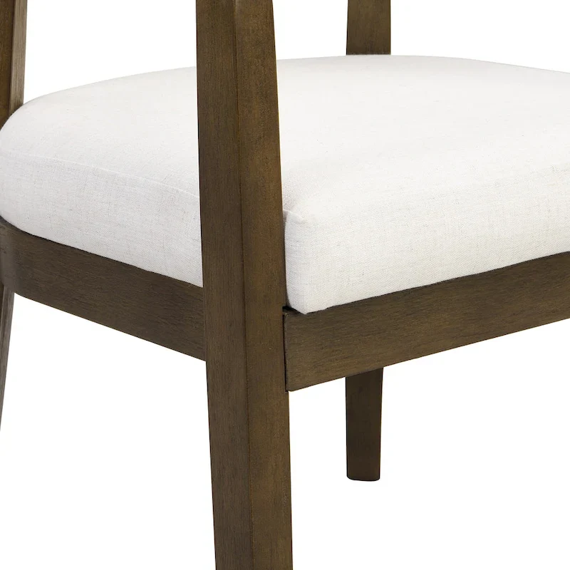 Christopher Knight Home - Carter Modern Dining Armchair Set of 2 with Upholstered Seating and Solid Wood Frame