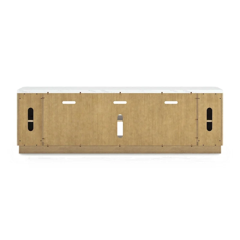 Signature Design by Ashley Camdill Brown 80 TV Stand for TVs up to 90 - 79.5 W x 18.5 D x 24.5 H