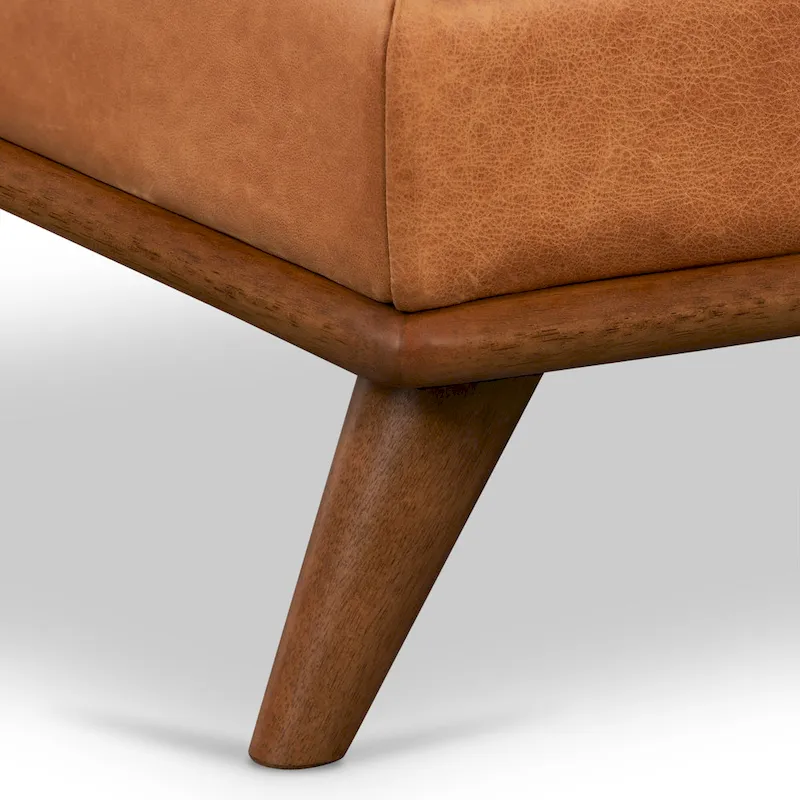 Poly & Bark Nolita Ottoman - Full Grain Genuine Italian Leather