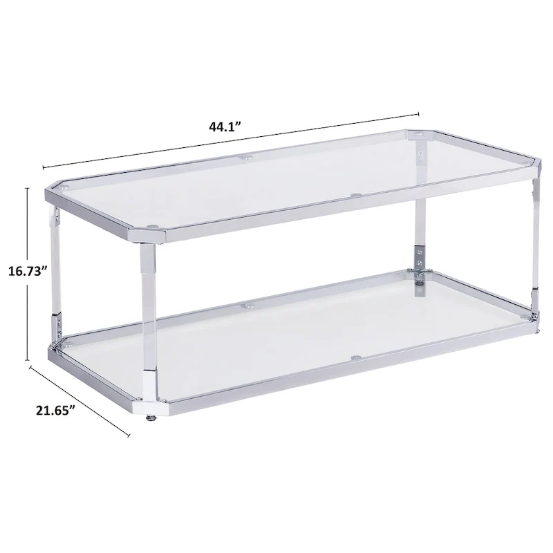 Glass Coffee Tables 44in