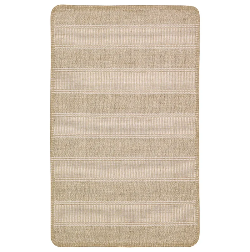 KLEJS rug, flatwoven, 50x80 cm, beige/white