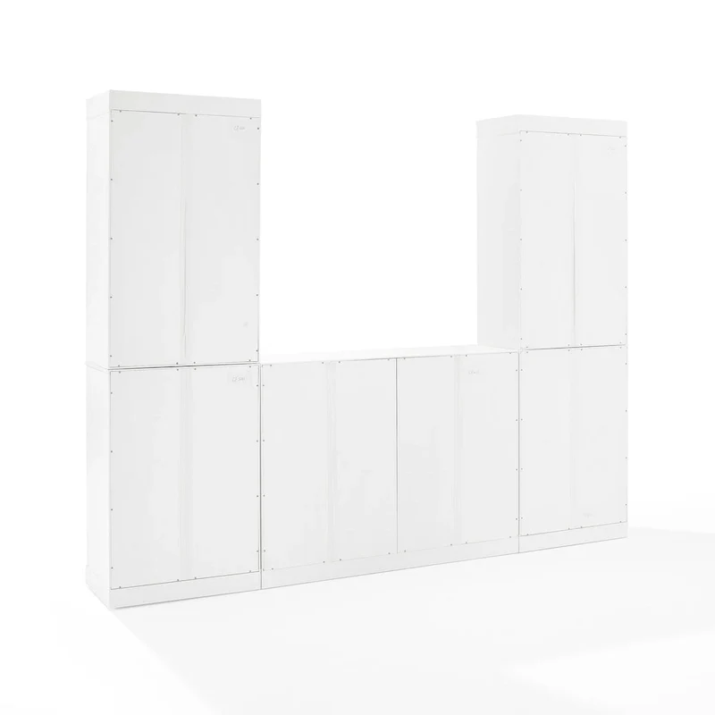 Crosley Stanton 3Pc Sideboard And Glass Door Pantry Set - 14.5x95x78