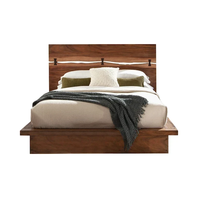Bed in Smokey Walnut And Coffee Bean