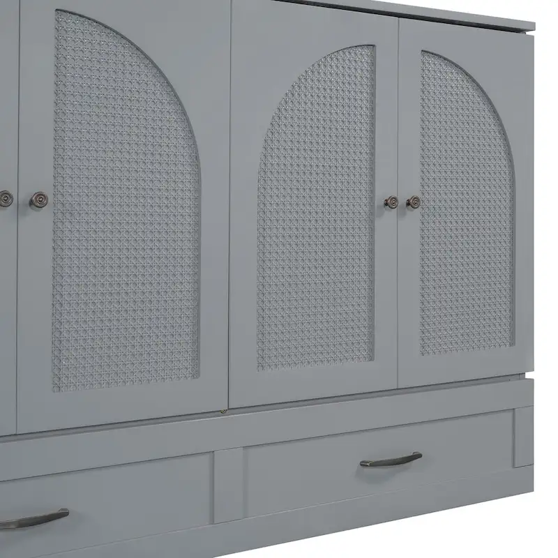 Queen Size Murphy Bed with Large Drawers