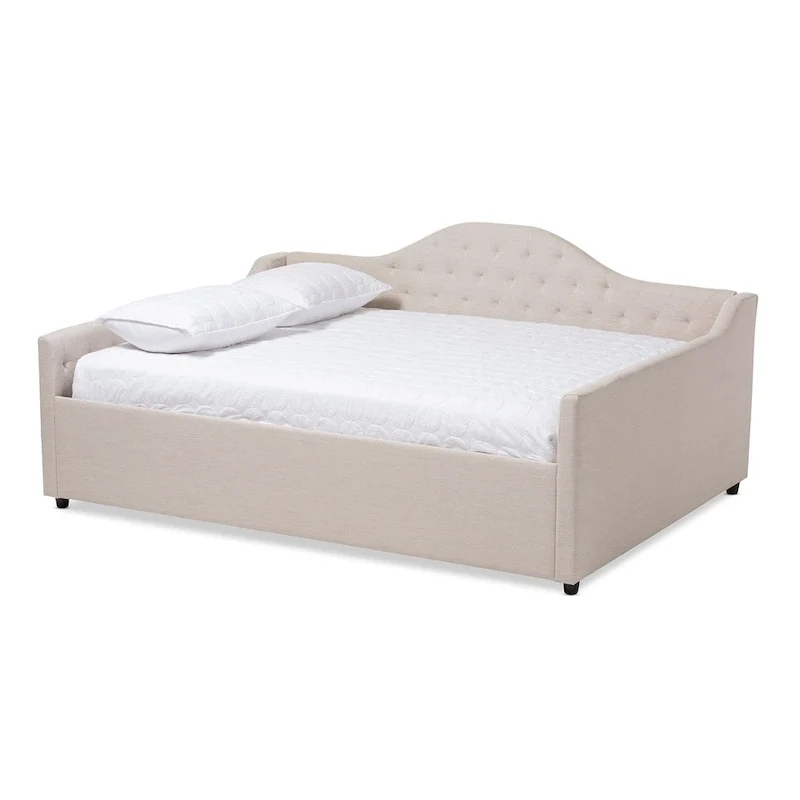 Contemporary Fabric Upholstered Daybed by Baxton Studio