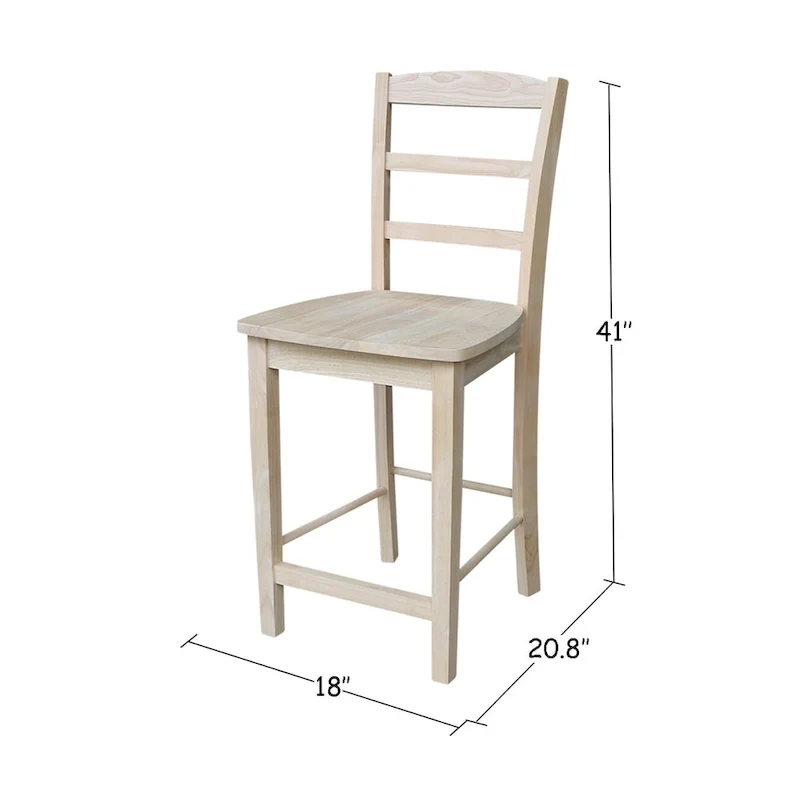 Madrid Solid Wood Stool
