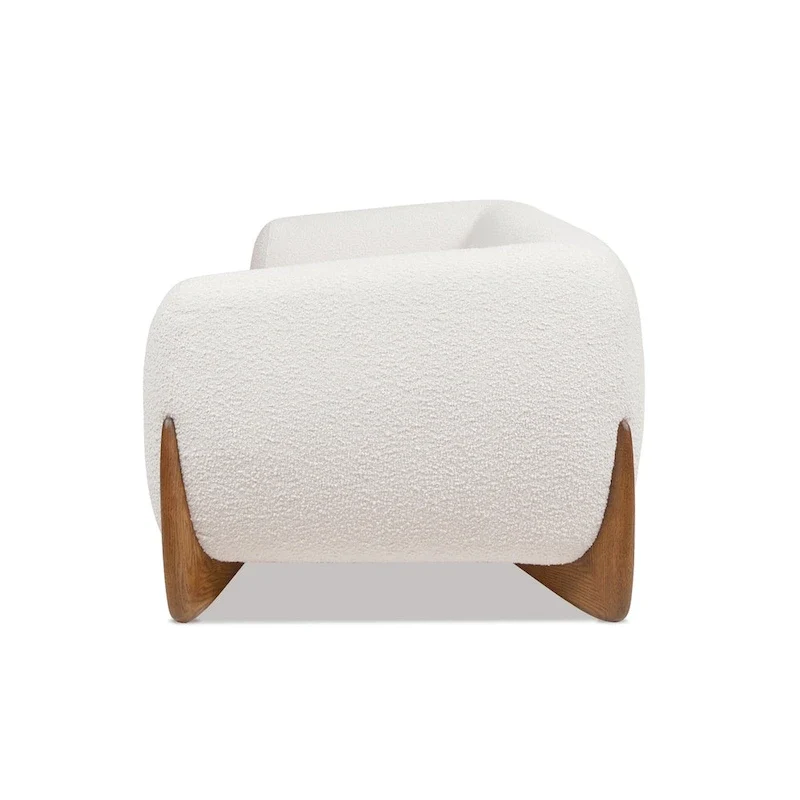 Alpine 90.5 Sherpa Upholstered Sofa