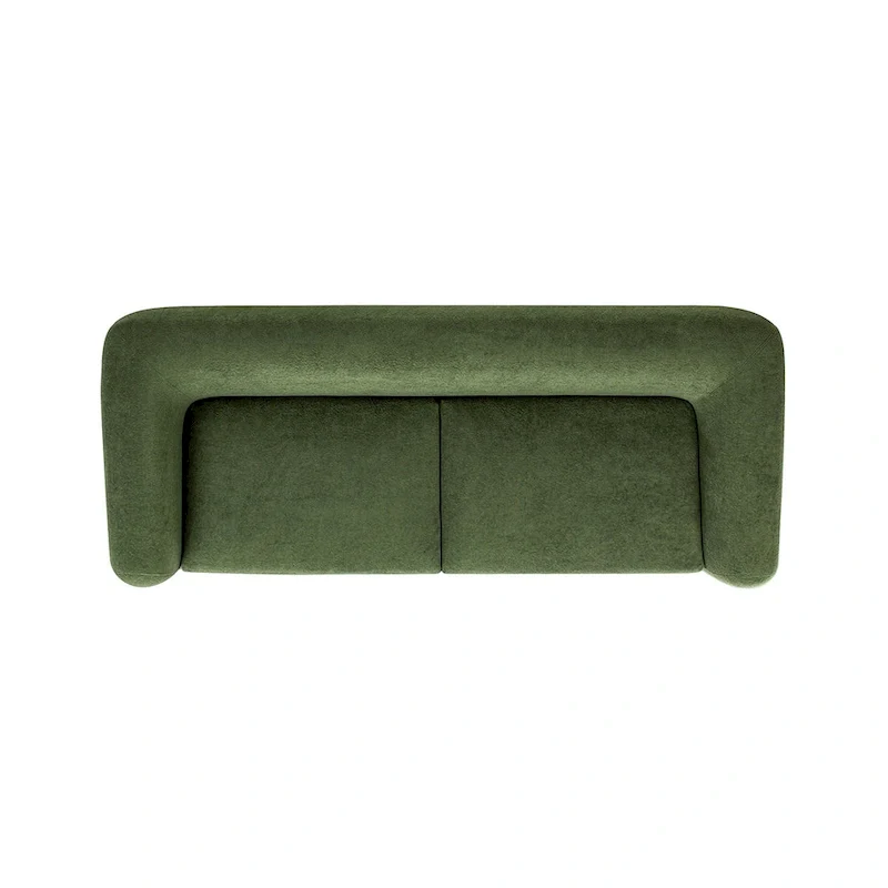Alpine 90.5 Sherpa Upholstered Sofa