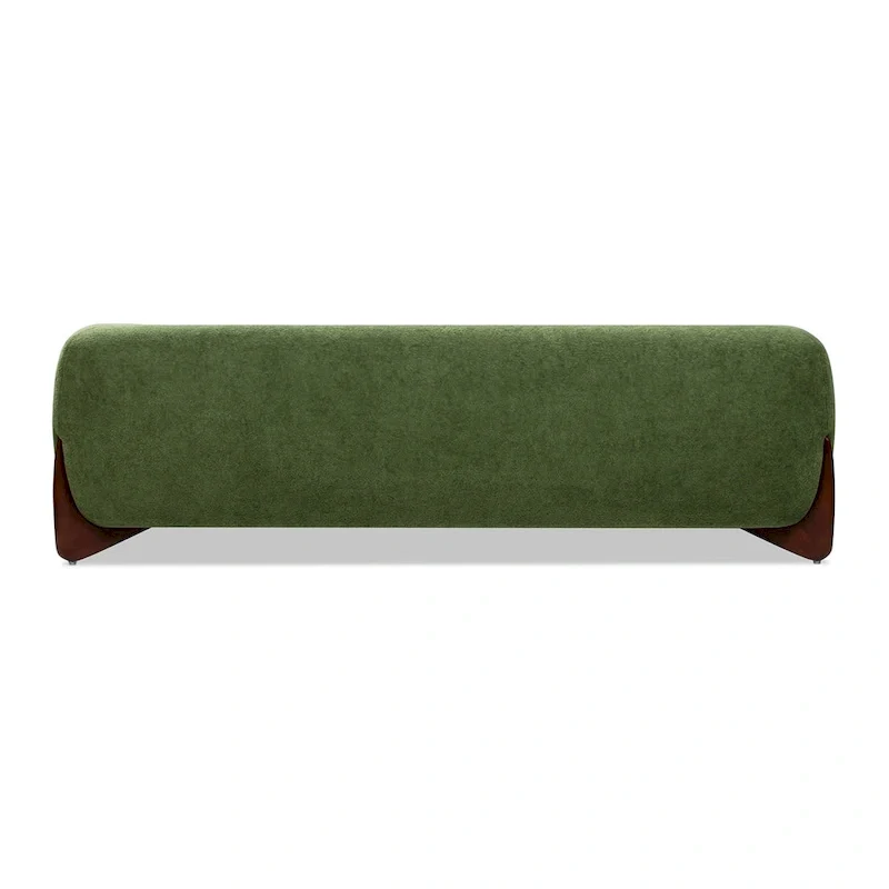 Alpine 90.5 Sherpa Upholstered Sofa