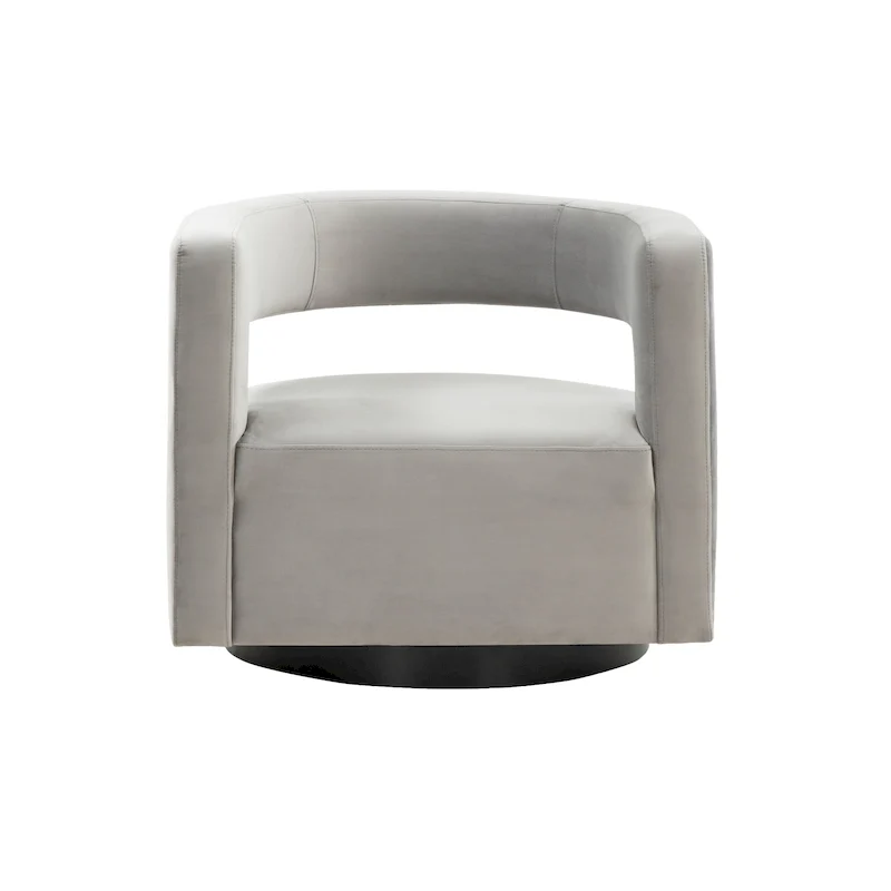 SAFAVIEH Couture Cela Swivel Chair (Fully Assembled) - 31.1 W x 28.4 L x 26.8 H - 31Wx28Dx27H
