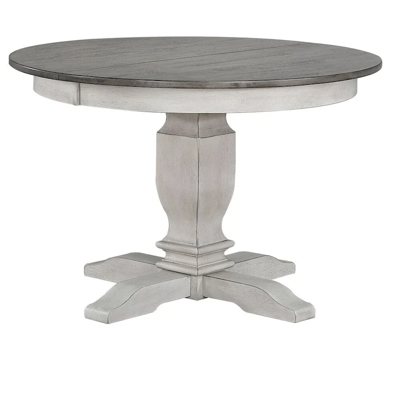 The Gray Barn Avalon 5-piece Transitional Dining Set in Ash and Stormy White