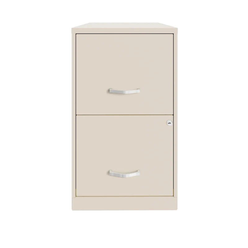 Space Solutions 18in. 2 Drawer Metal File Cabinet, Teal