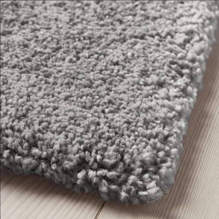 STOENSE large rug, medium grey, 170x240 cm, low pile