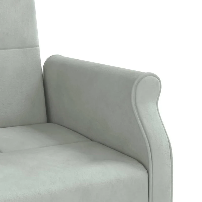 vidaXL Sofa Bed Loveseat Convertible Sofa Bed with Cushions for Studio Velvet - 85 x 35 x 27.6