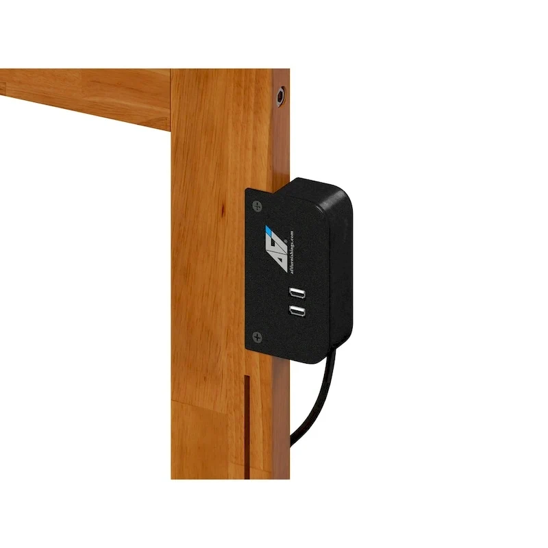 Savannah Solid Wood Headboard with Attachable Charger