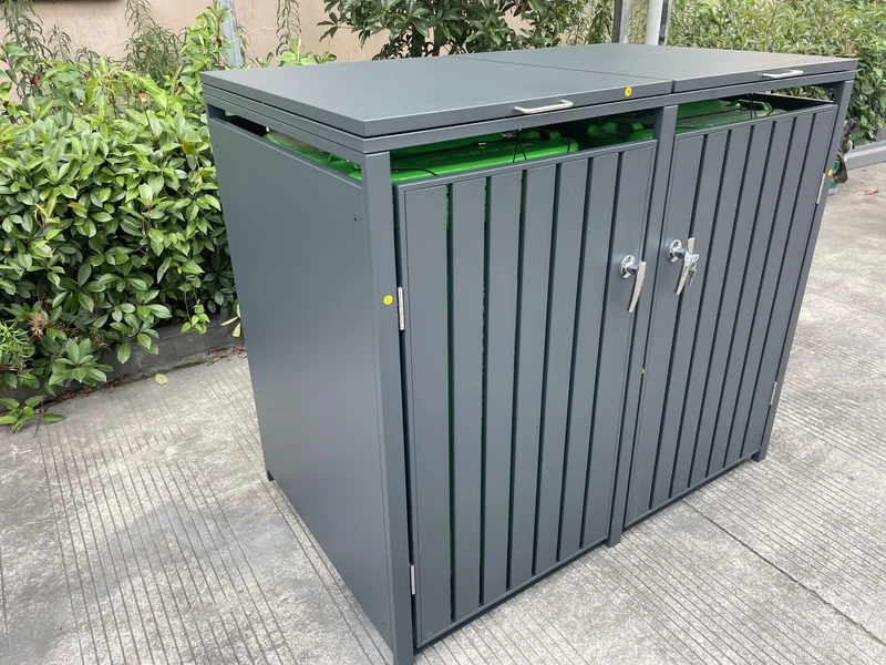 DIRITTO Mülltonnenbox 4er Modell