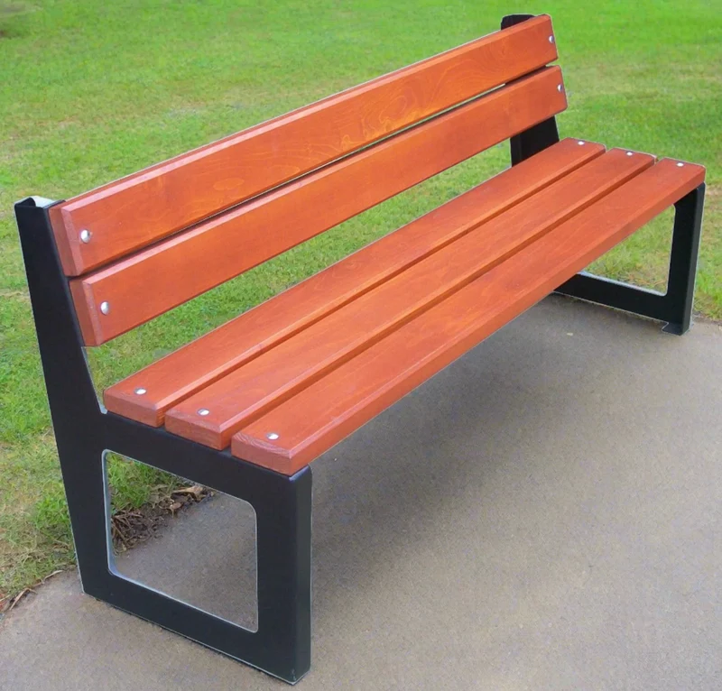Parkbank "Stadio II " mit Rücklehne
