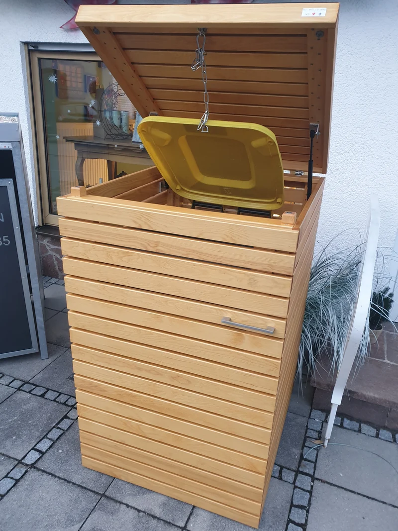 PREMIUM Edle 1er Holzbox mit Klappdach