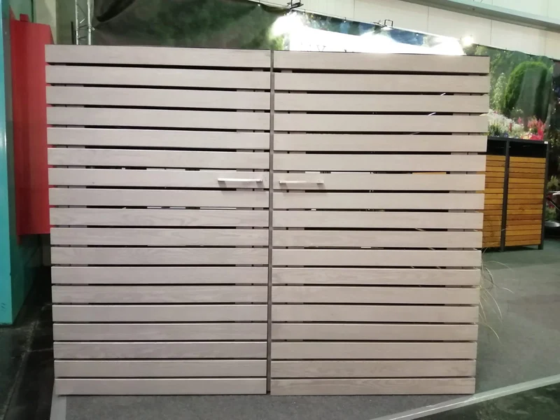 PREMIUM Edle 2er Holzbox mit Klappdach