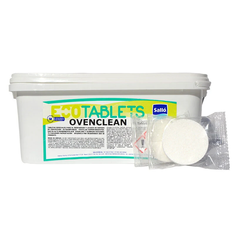 Ovenclean - Dégraissant et nettoyant fours à convection auto-nettoyants haute performance - 75 tablettes