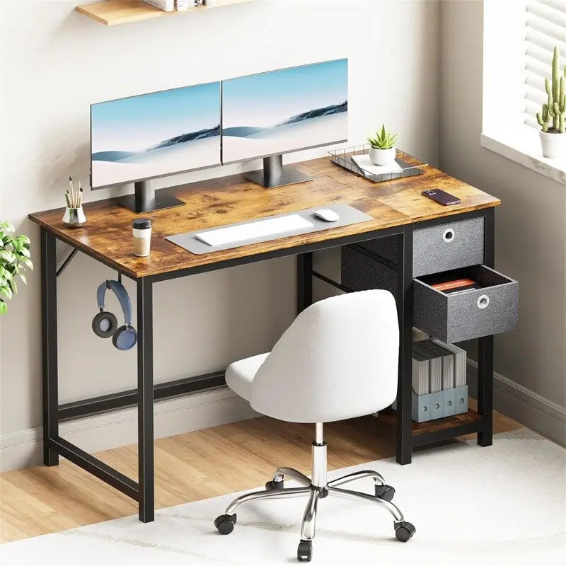 Computer Desk with Drawers
