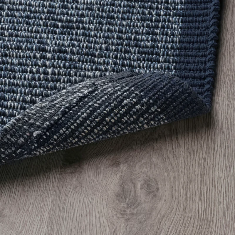 IDROTTSPLATS Door mat, blue, 40x60 cm