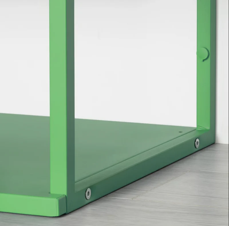 PLATSA Open shelving unit, green, 80x40x60 cm