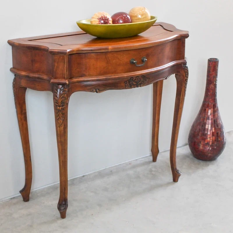 Windsor Carved 1-Drawer Hall Table