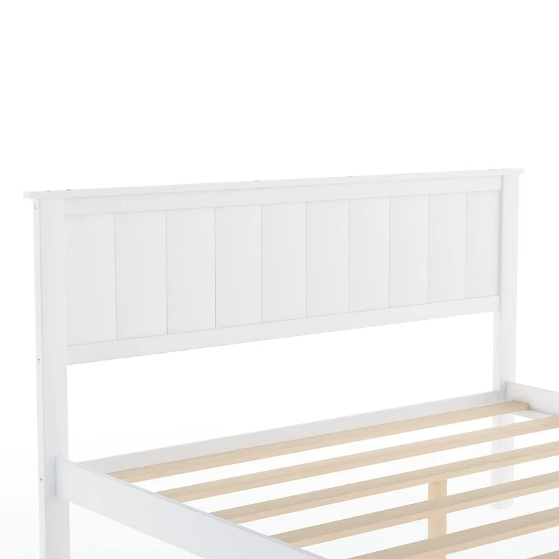 Modern Platform Bed with Under-bed Drawer