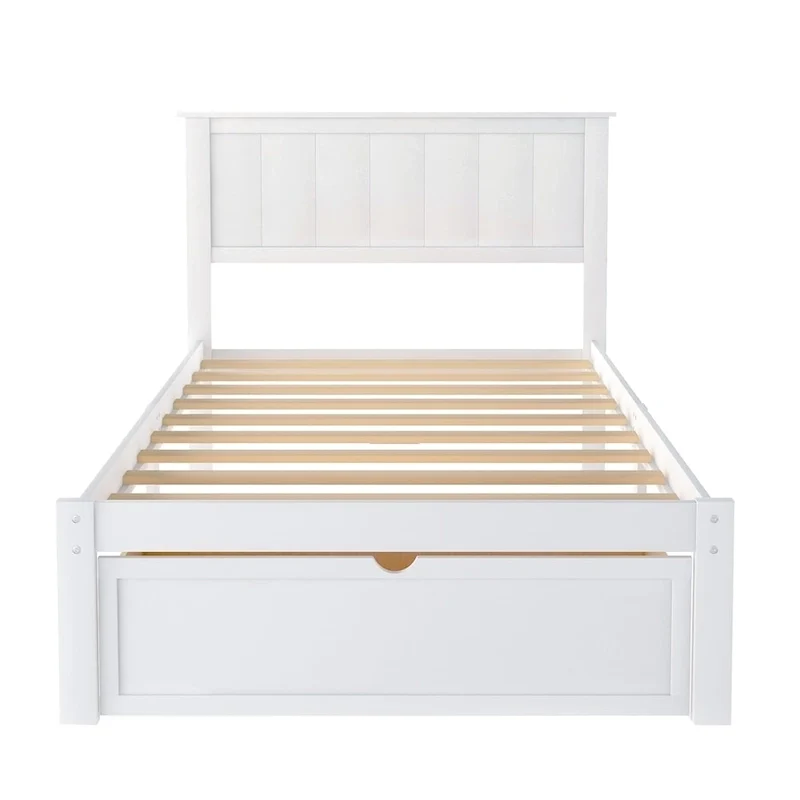Modern Platform Bed with Under-bed Drawer