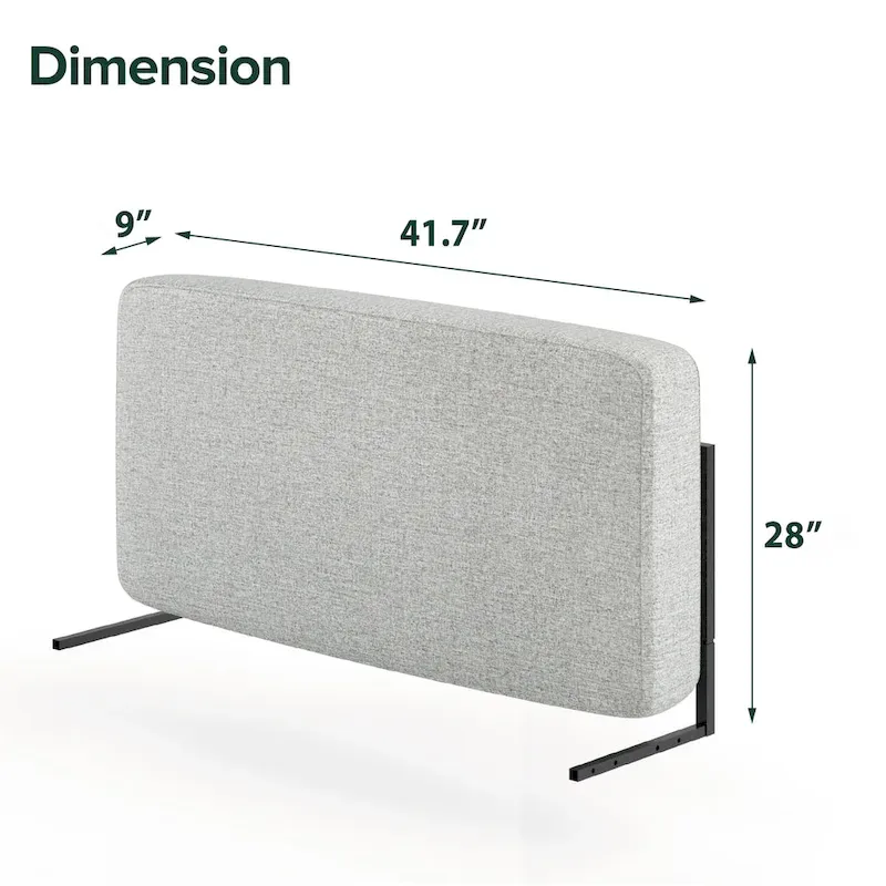 Priage by ZINUS Upholstered Cushion Headboard
