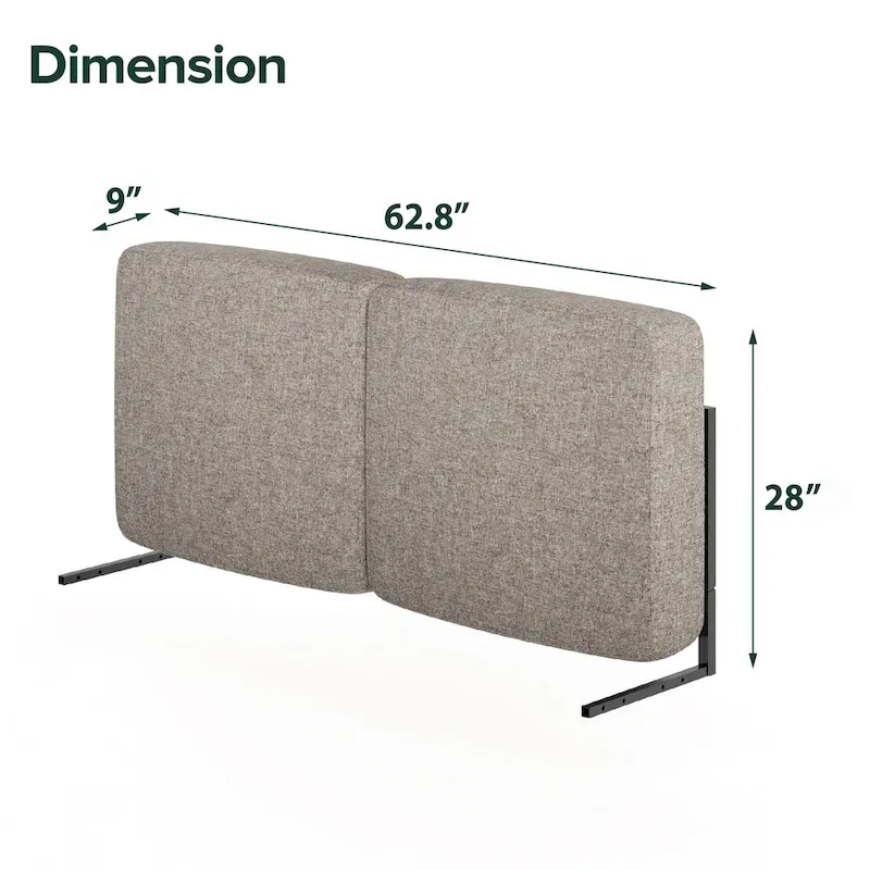 Priage by ZINUS Upholstered Cushion Headboard