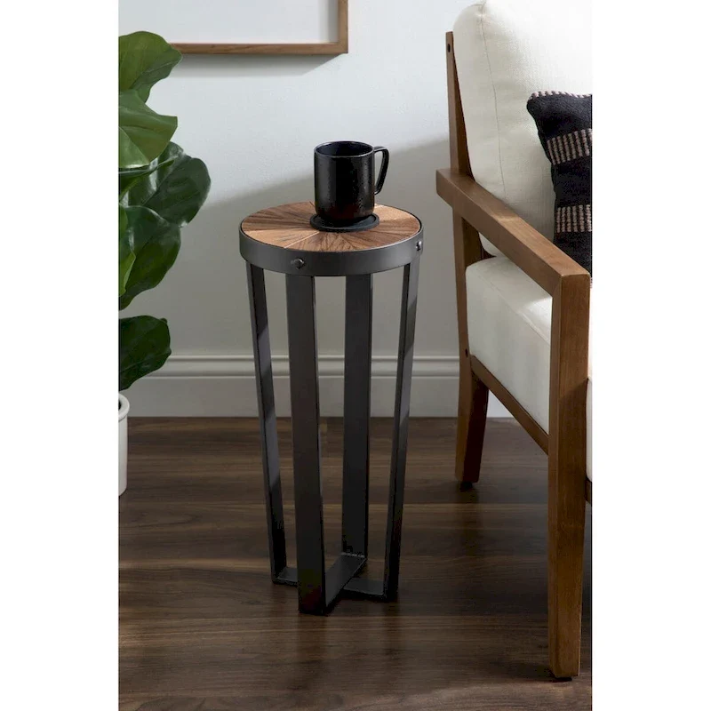 Kate and Laurel Gerhardt Round Side Table - 20x20x18.5