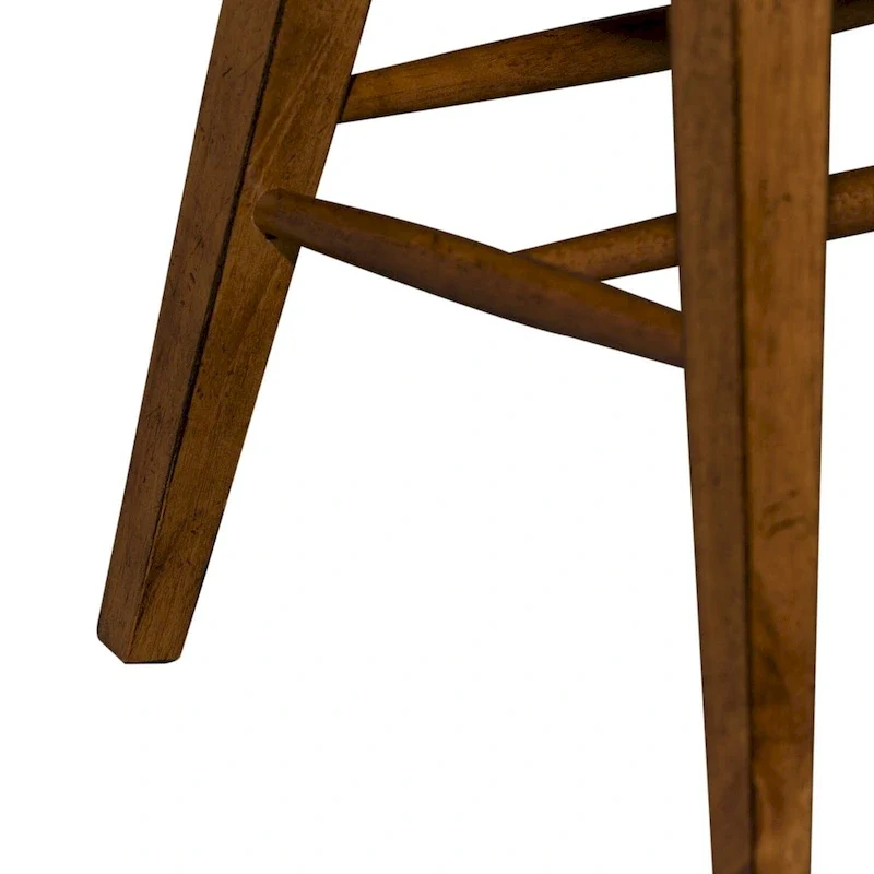 The Gray Barn Hearthstone Ridge Tobacco Windsor Back Arm Chair