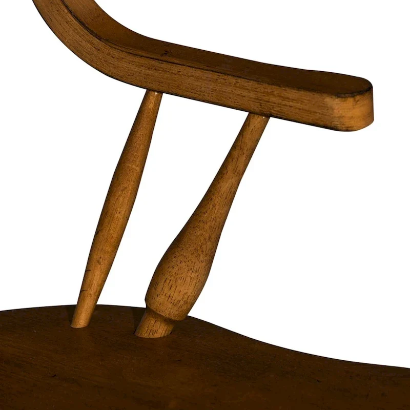 The Gray Barn Hearthstone Ridge Tobacco Windsor Back Arm Chair