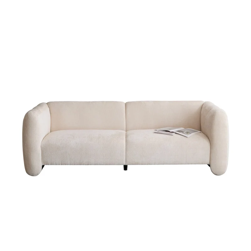 Christopher Knight Home - Tonson 83 3-Seater Wave Design Sofa