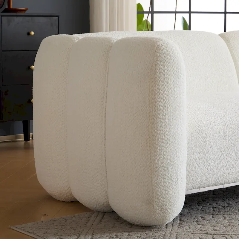 Christopher Knight Home - Tonson 83 3-Seater Wave Design Sofa