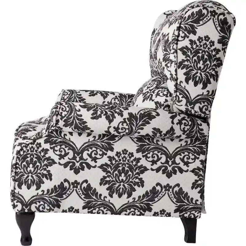 Simple Living Upholstered Wing Recliner