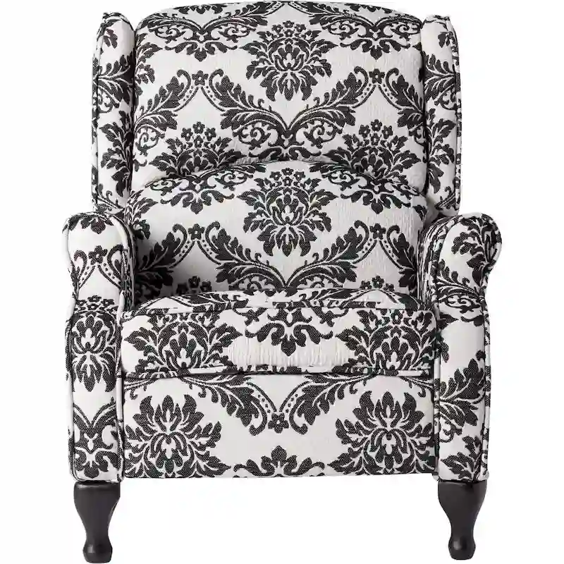 Simple Living Upholstered Wing Recliner