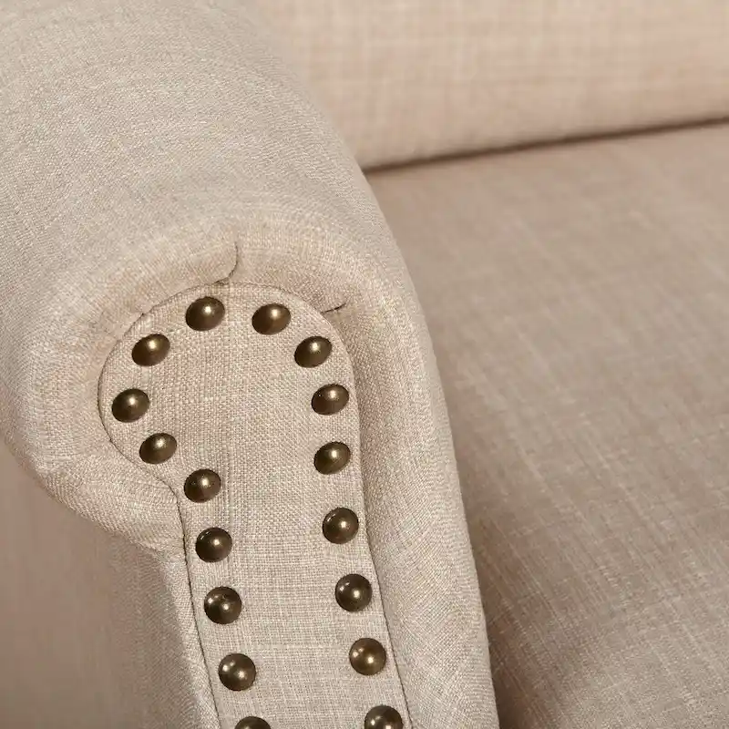 Simple Living Upholstered Wing Recliner