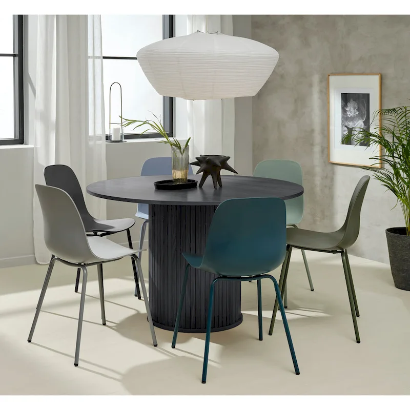 Rye Studio Nicola Mid-Century Modern Pedestal Dining Table