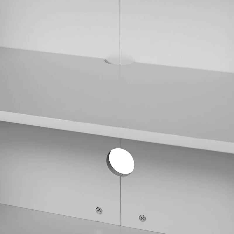 Sideboard with Extra Large Storage Space and Metal Handles